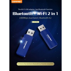 Adaptador WIFI 5G - 2.4G CF-727B Comfast