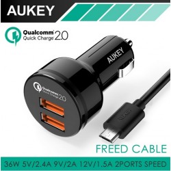 Cargador Auto Aukey Quick...