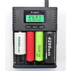 Cargador Baterías Soshine H4