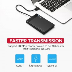 Case 2.5 Ugreen 9mm para SSD-HDD USB 3.0